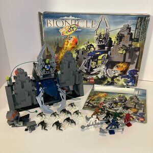 LEGO Bionicle 8769 Visorak's Gate Toa Hordika Near Complete Set + Box + Manual